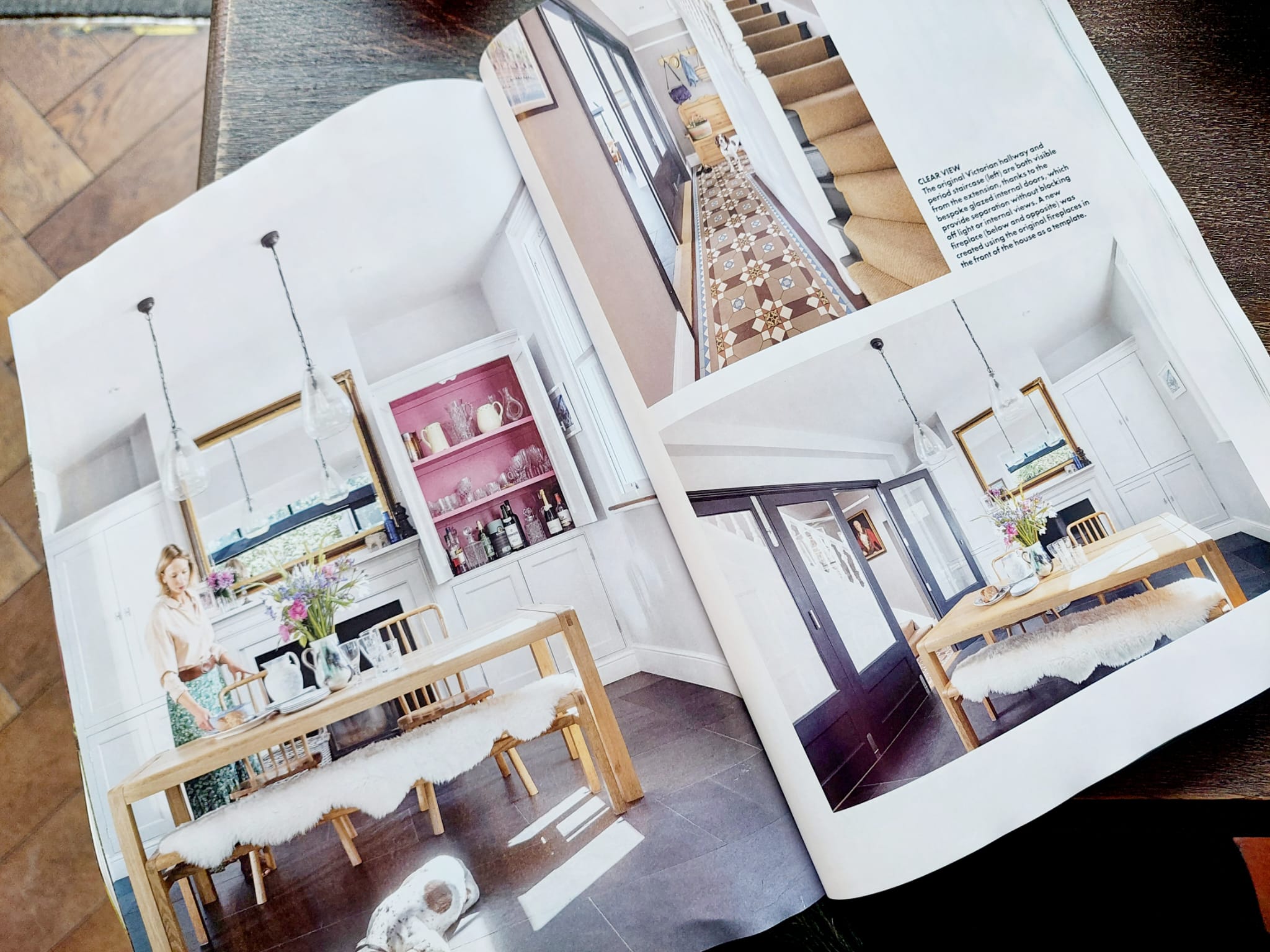 Published plans spread from a magazine feature
